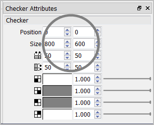  PixaFlux Checker Size Detail 