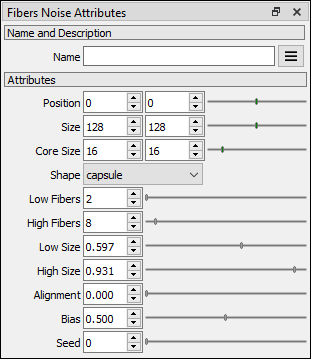 Fibers Noise Attributes