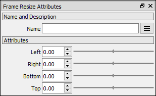 Geometry Frame Resize attributes