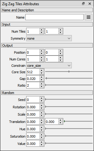 Zig Zag Tiles attributes