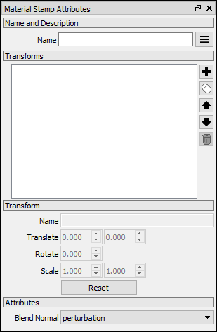 Material Stamp attributes