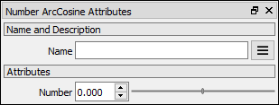 Math Number ArcCosine attributes