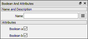 Math Boolean And attributes