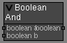 Math Boolean and node