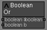 Math Boolean Or node