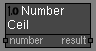 Math Number Ceil node