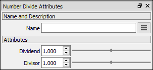 Math Number Divide attributes