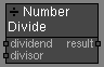 Math Number Divide node