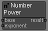 Math Number Power node