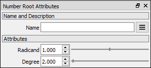 Math Number Root attributes