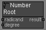 Math Number Root node