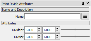 Math Point Divide attributes