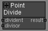 Math Point Divide node