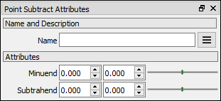 Math Point Subtract attributes