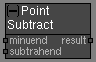 Math Point Subtract node