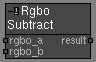 Math Rgbo Subtract node