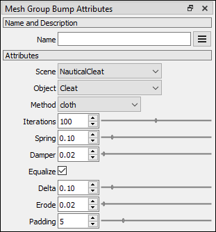 Mesh Filter attributes