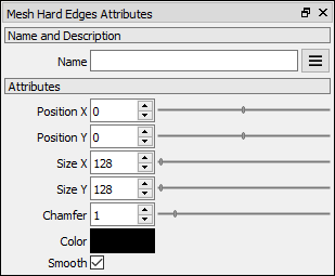 Mesh Hard Edges attributes