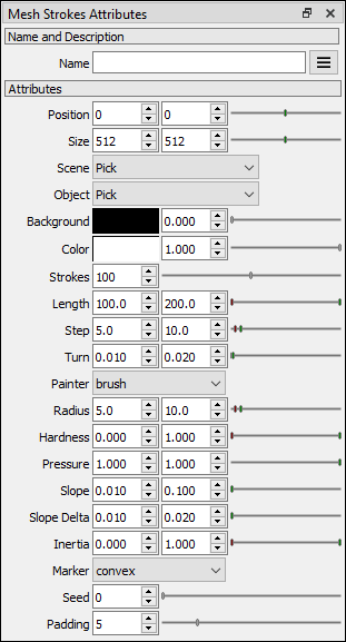 Normal Curvature attributes