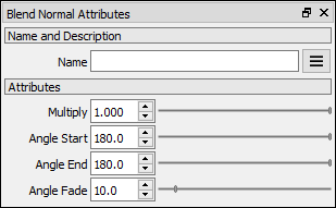 Blend Normal attributes