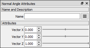 Normal Angle attributes