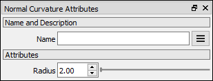 Normal Curvature attributes