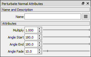 Perturbate Normal attributes