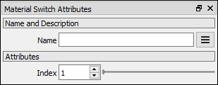 Material Switch attributes