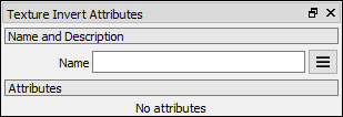 Texture Invert attributes