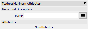 Texture Maximum attributes