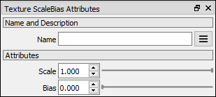 Texture ScaleBias attributes