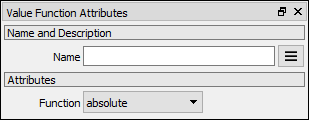 Value Function attributes