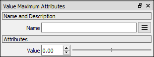 Value Maximum attributes