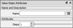 Value Steps attributes